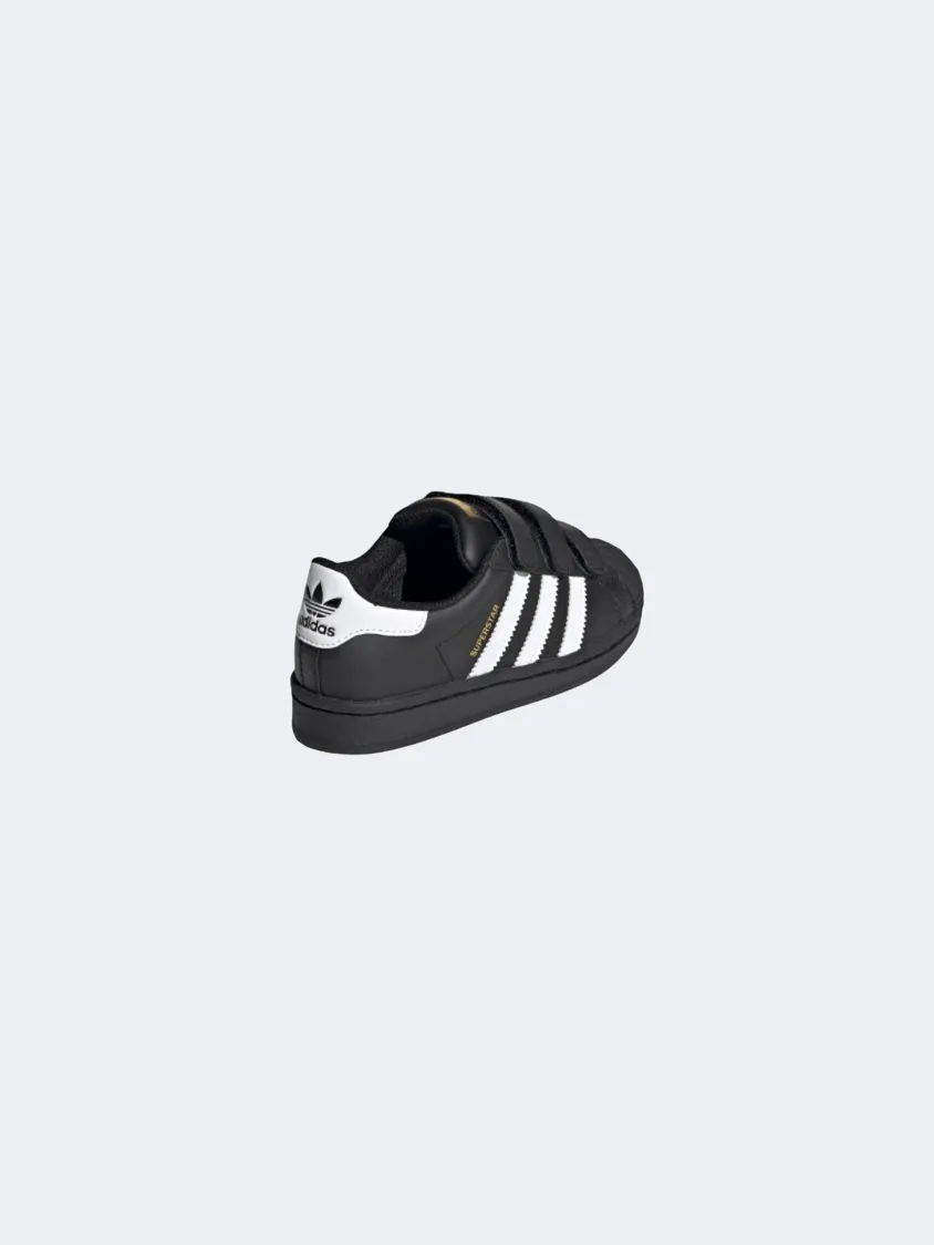 Adidas Superstar Cf C Ps-Boys Originals Shoes Black Ef4840