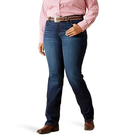 Ariat Women's Mid Rise Romana Straight Jeans