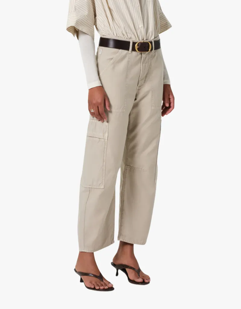 Citizens of Humanity Marcelle Low Slung Cargo Pants in Burnished Quartz