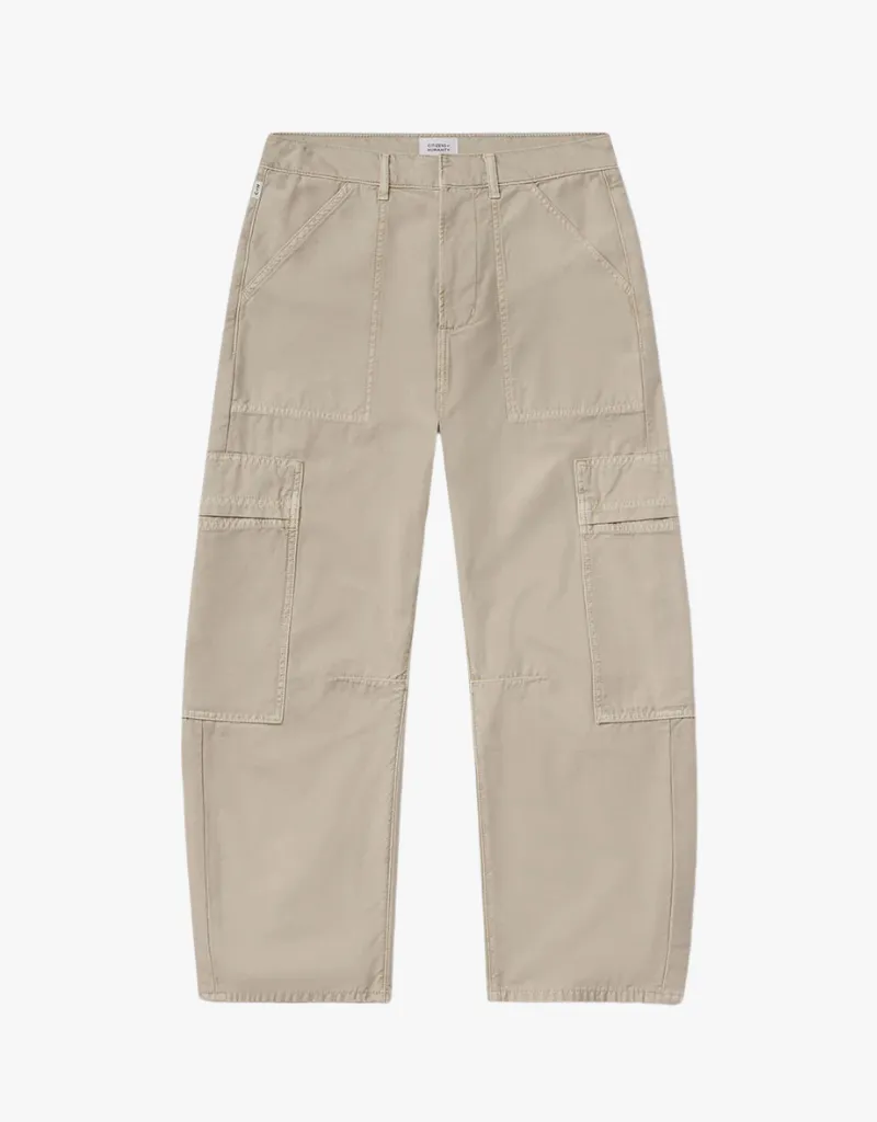 Citizens of Humanity Marcelle Low Slung Cargo Pants in Burnished Quartz
