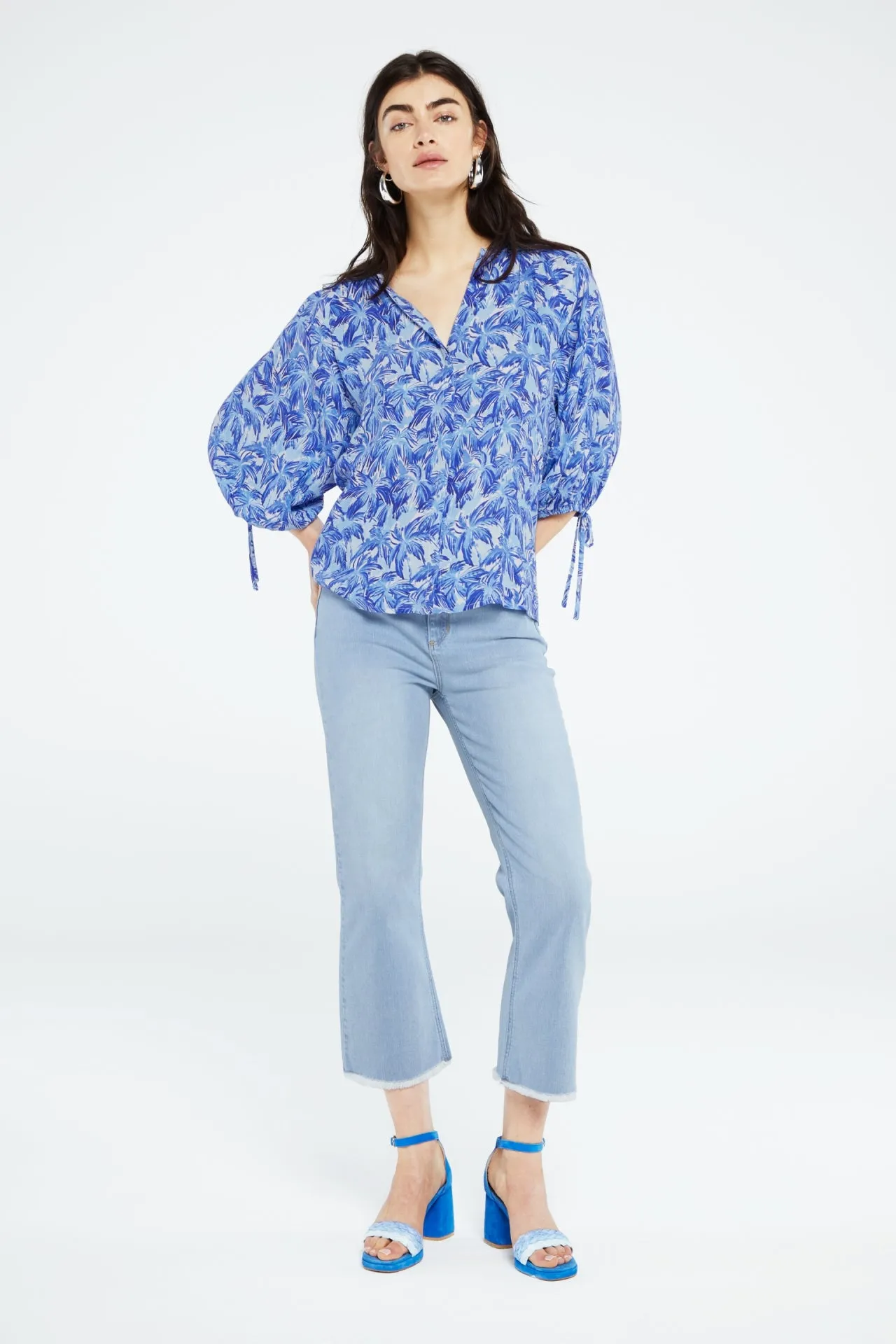 Cooper Caribbean Blue Blouse