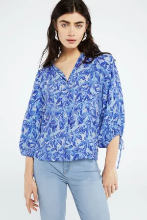 Cooper Caribbean Blue Blouse