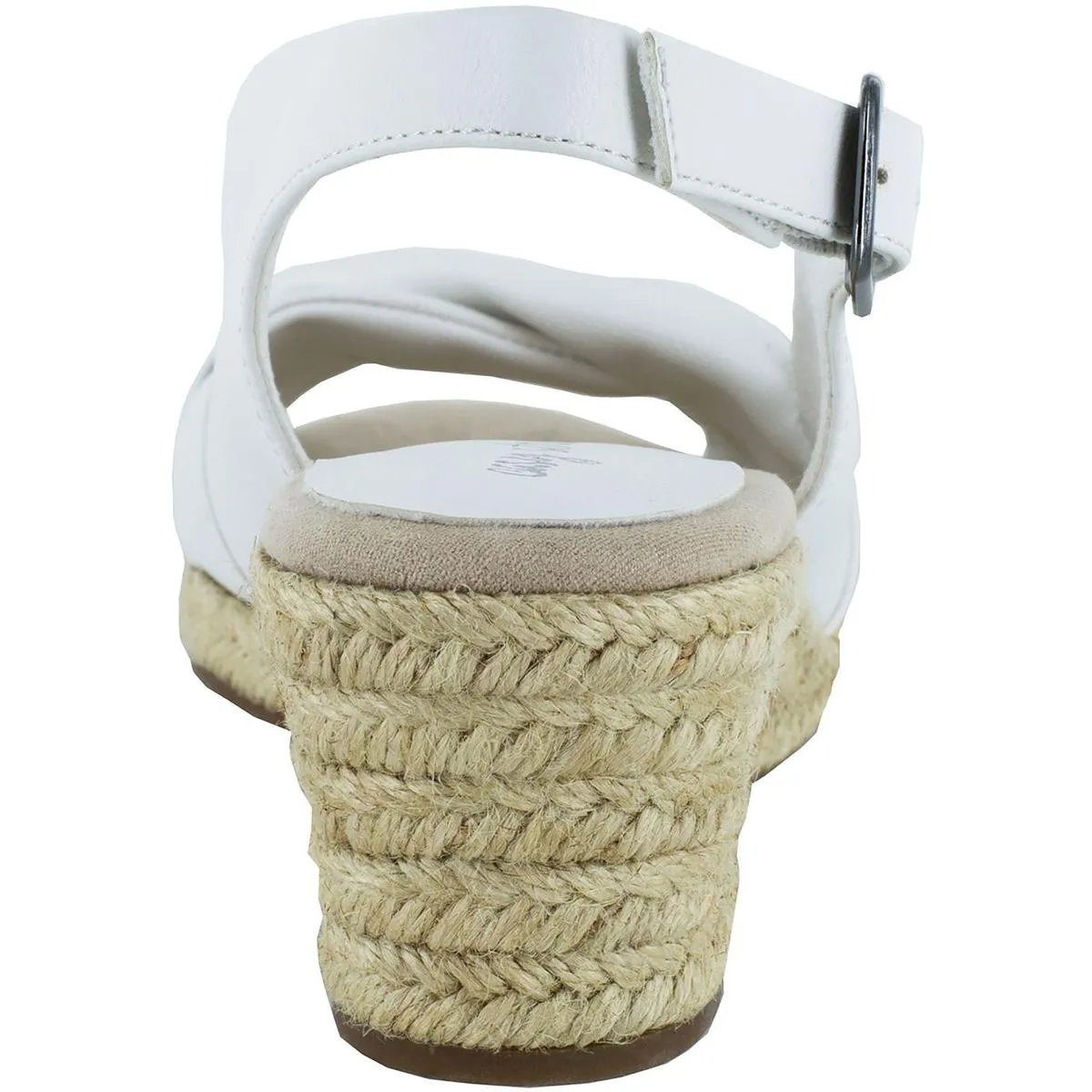 Easy Street Womens Maureen Buckle Open Toe Espadrilles
