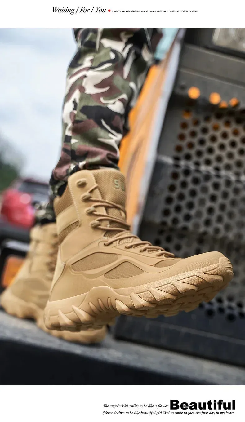 Field Man Boot Lightweight Outdoor Non-Slip Waterproof