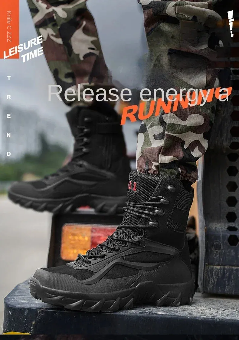Field Man Boot Lightweight Outdoor Non-Slip Waterproof