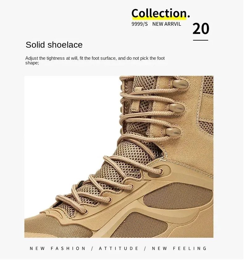 Field Man Boot Lightweight Outdoor Non-Slip Waterproof