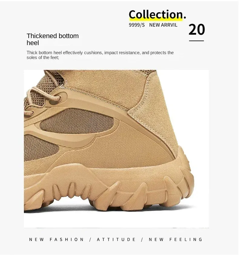 Field Man Boot Lightweight Outdoor Non-Slip Waterproof