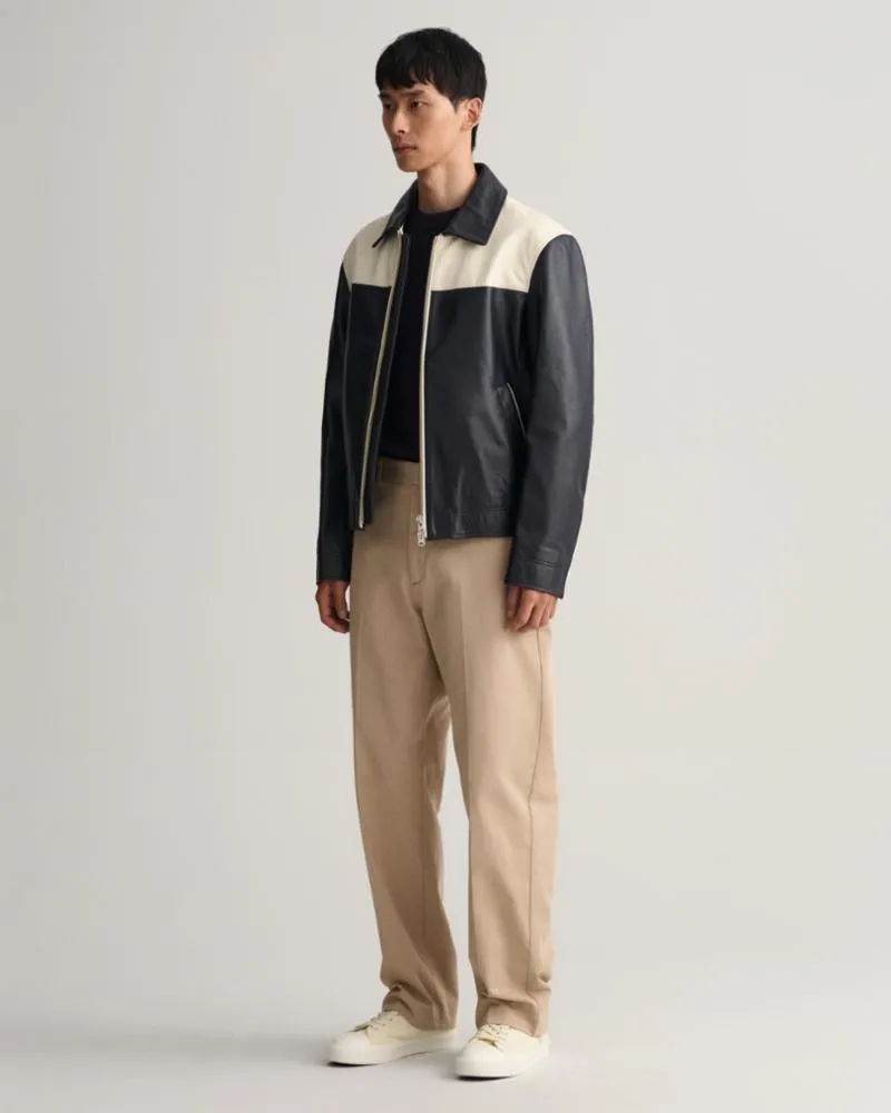 Gant Apparel Mens D2. WIDE STRAIGHT CHINOS 270/CONCRETE BEIGE