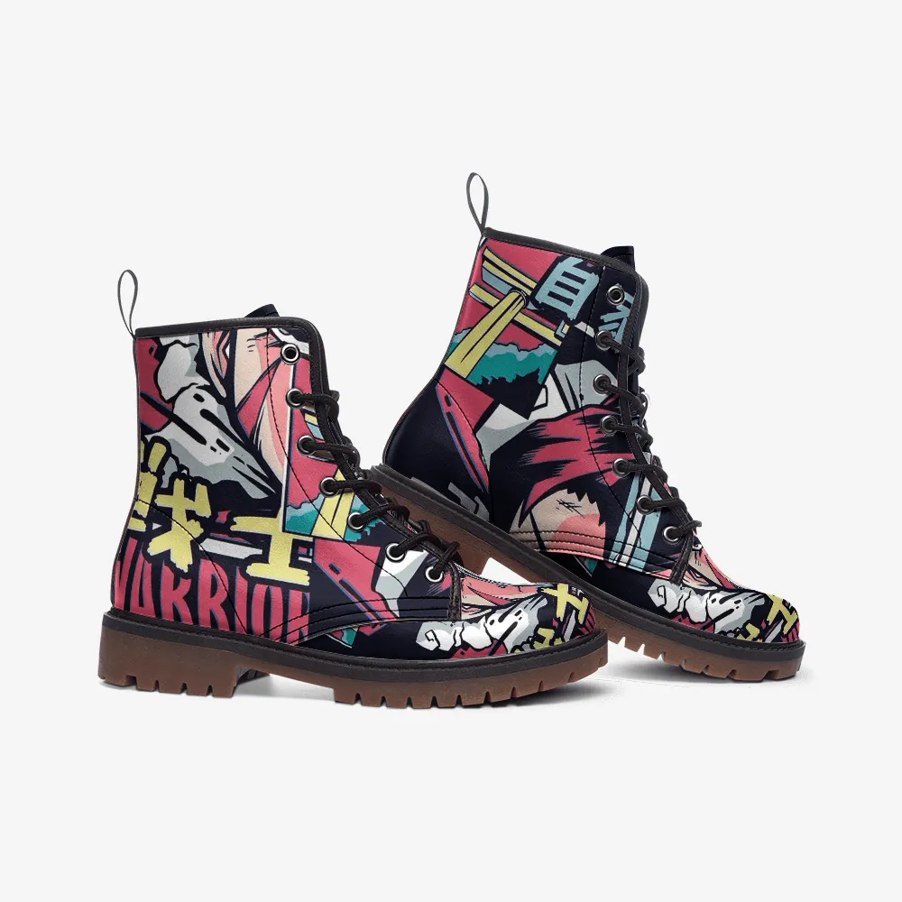 Homemade Warrior Manga Casual Leather Lightweight boots MT