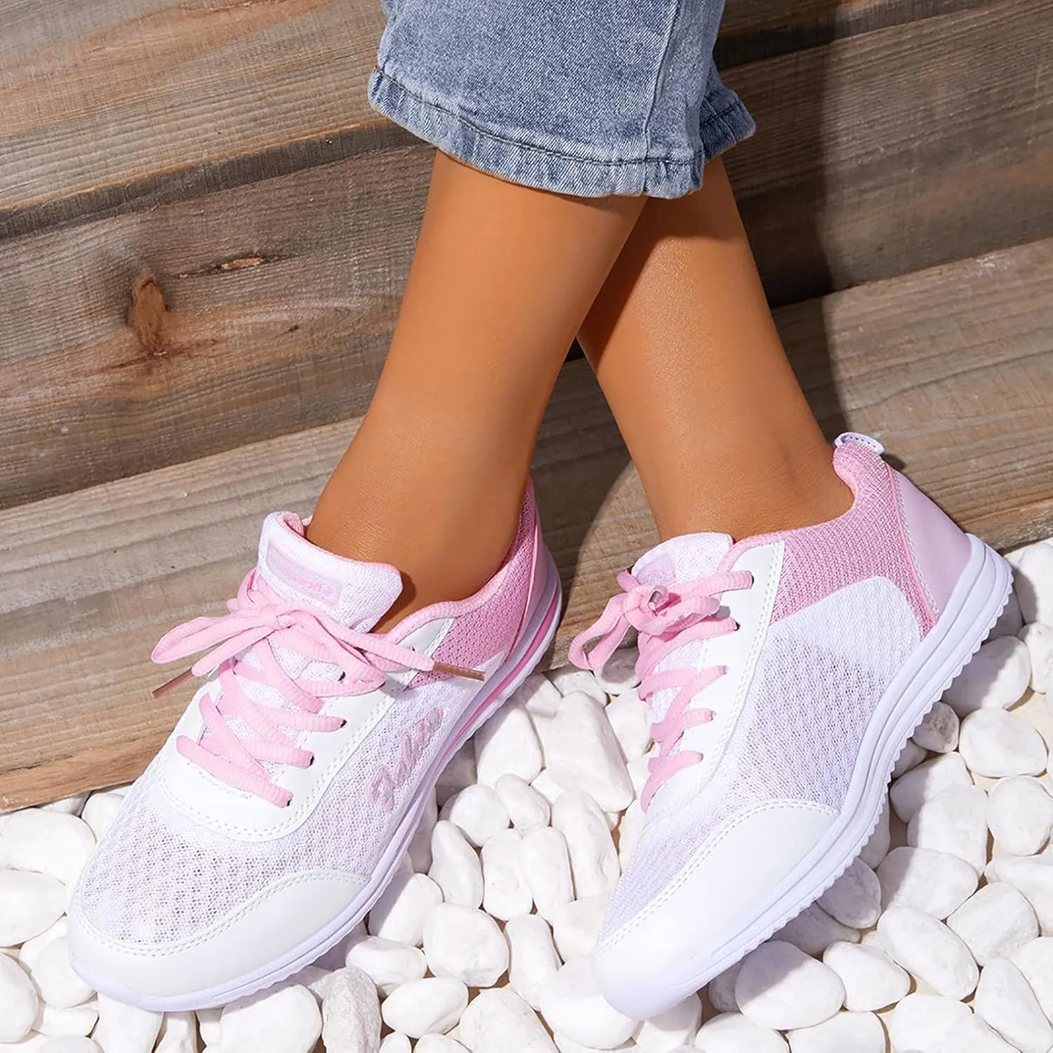 Men's Casual Dress Sneakers Oxfords Business Mesh Breathable Non Slip Work Shoes Women Breathable Business Casual Shoes High Top Sneakers White Tennis Shoe Trainers Shoe