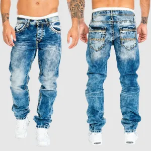 Men's Slim Fit Light Wash Jeans