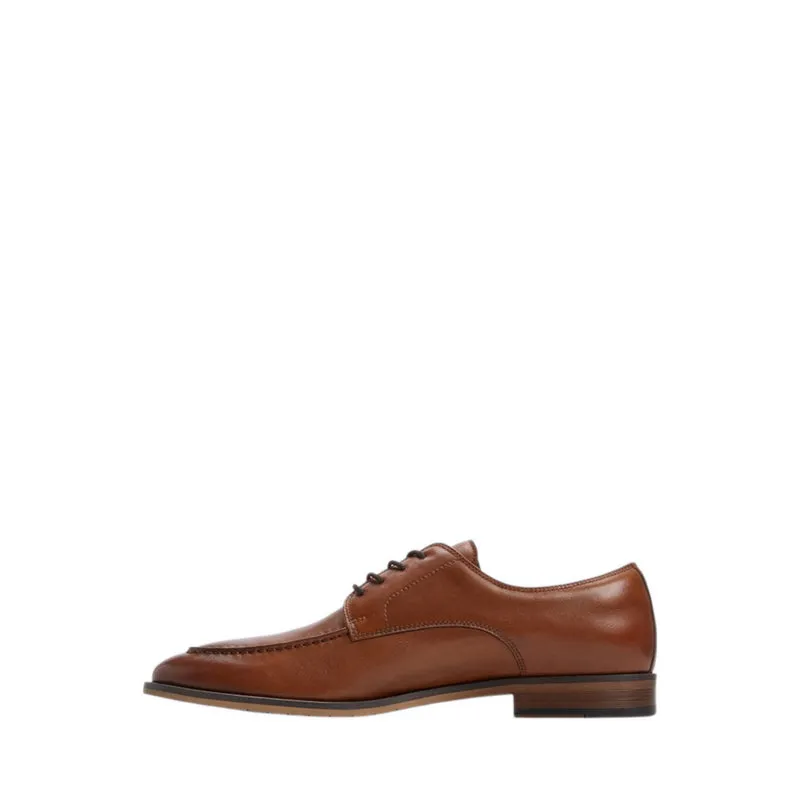 MONTCOURT LACE UPS - COGNAC