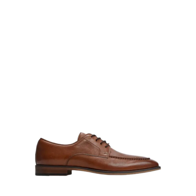 MONTCOURT LACE UPS - COGNAC