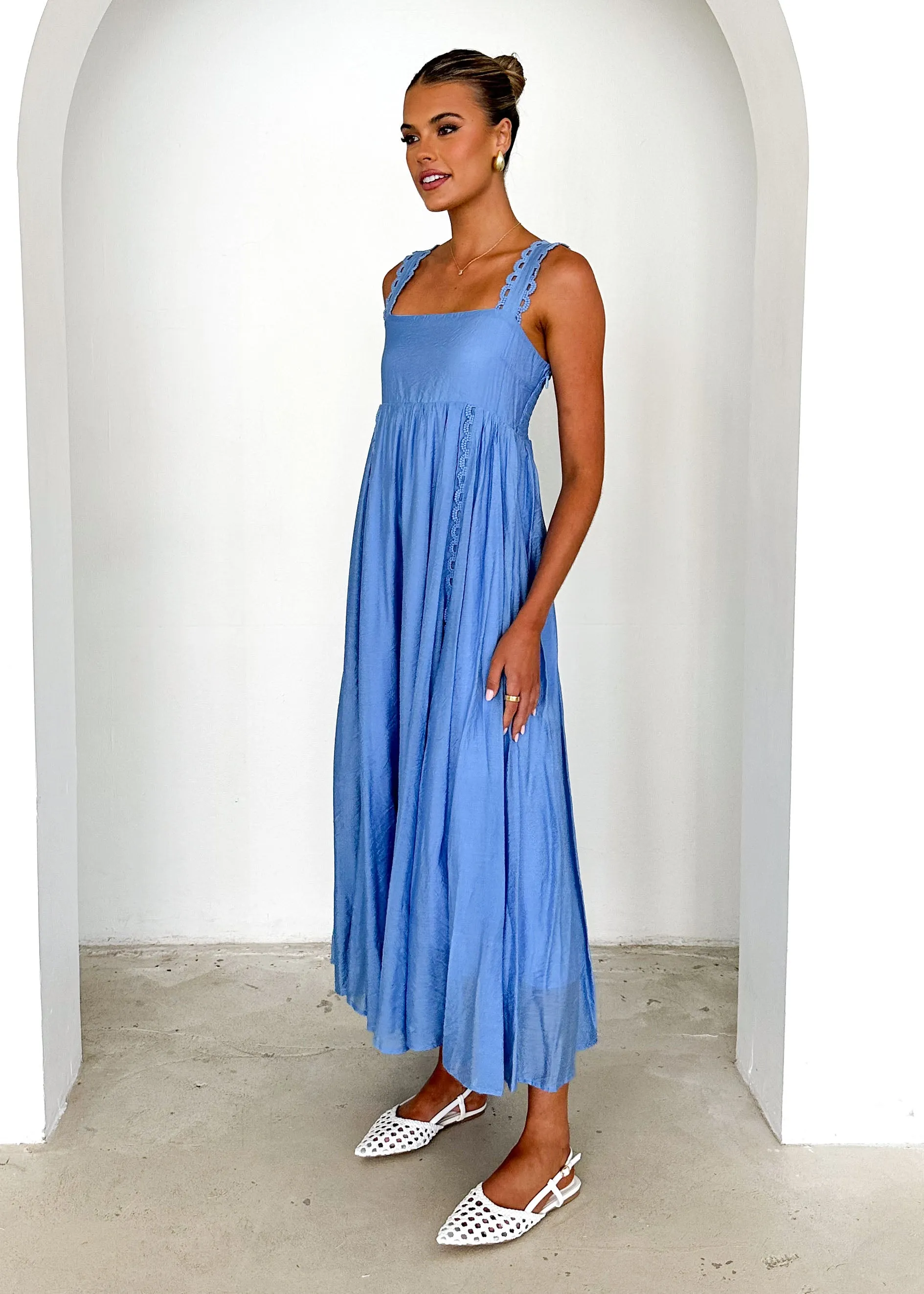 Orion Maxi Dress - Blue