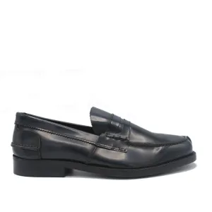 PENNY LOAFER NAVY POLISHED