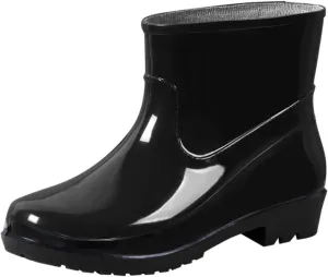 Rain Boots for Women Waterproof insulated Lightweight Rubber Wellies Fashion Gardening Warm Comfortable Wide Calf Boots Outdoor
