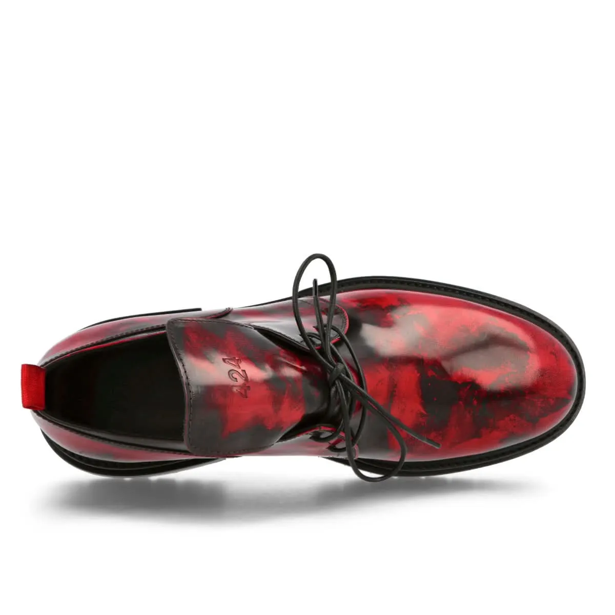 Red Darby Oxfords
