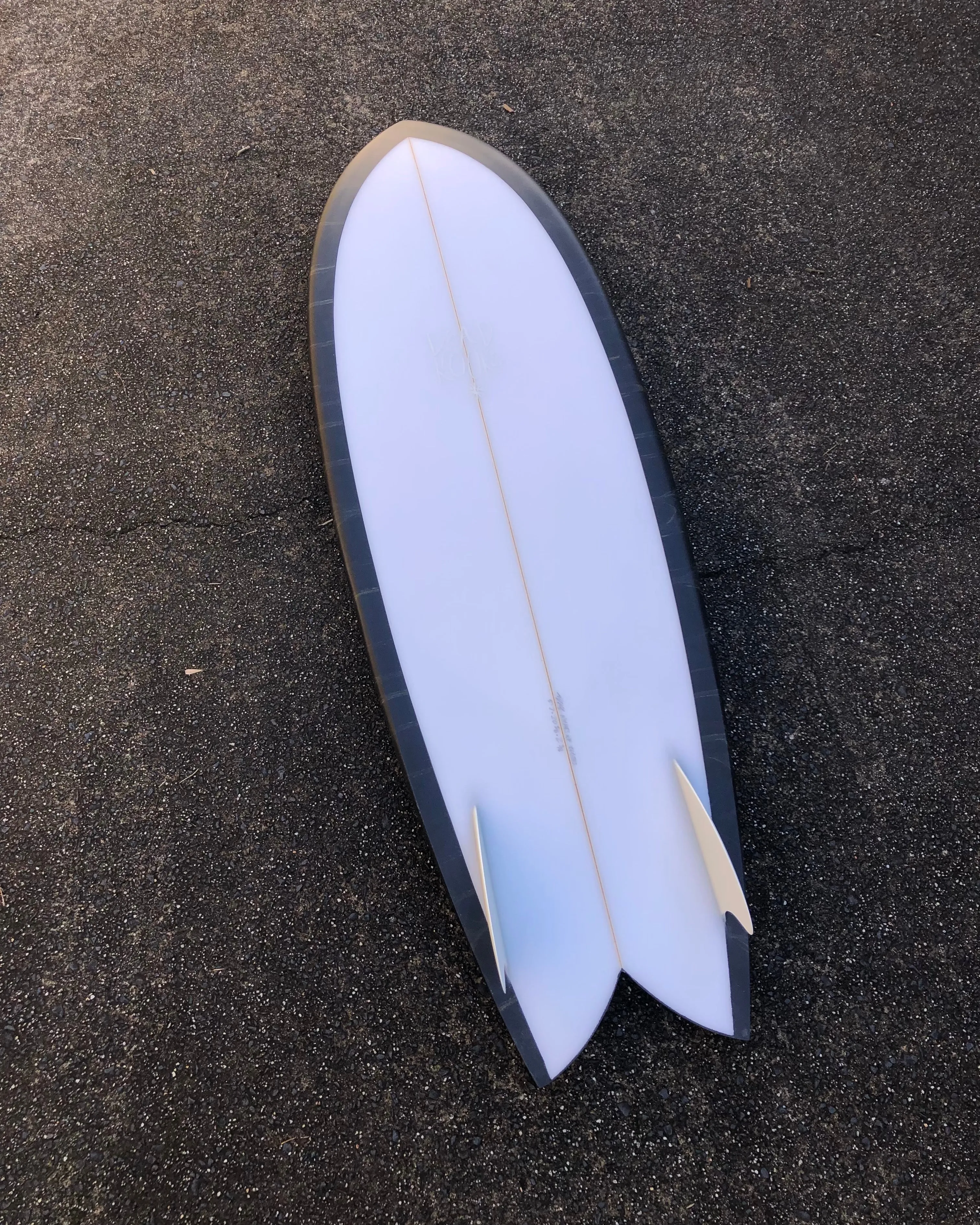 Riches RF - 5'7 Black and Orange Swirl