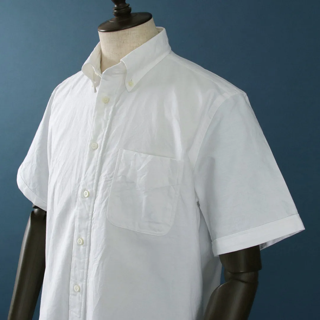 ROCOCO / American Oxford Short Sleeve Classic Button Down Shirt