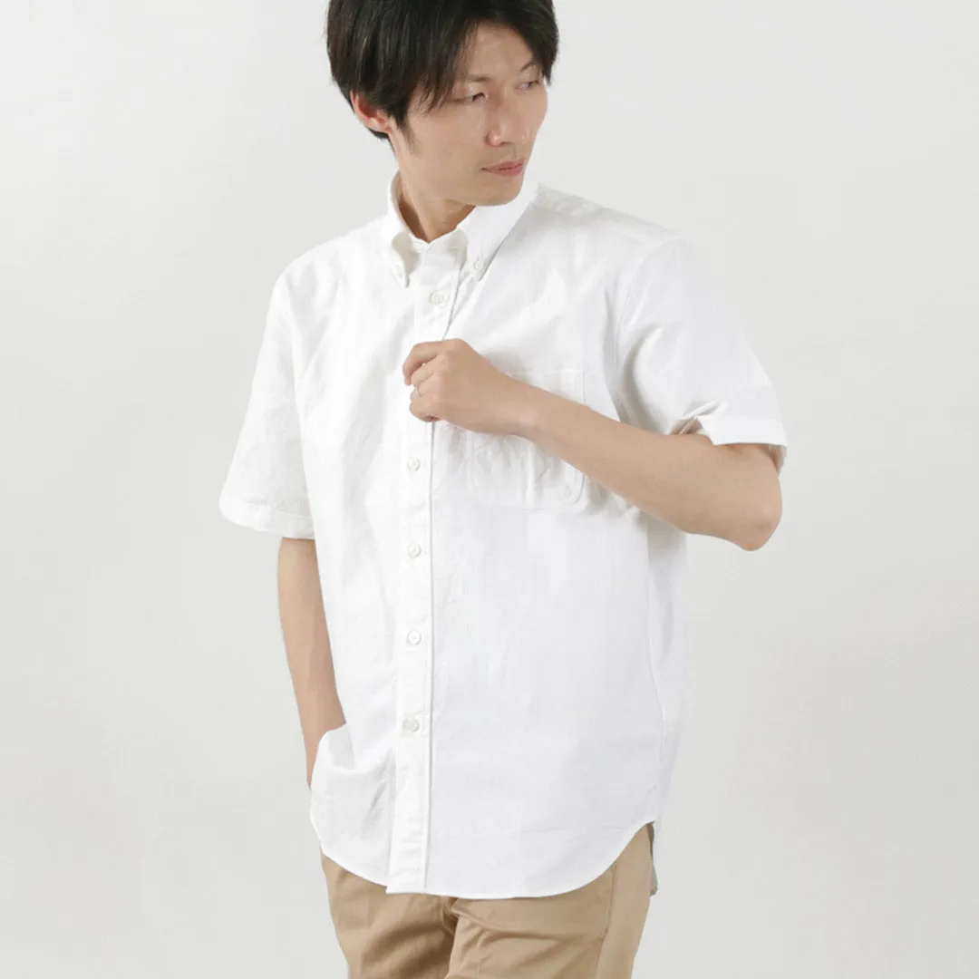 ROCOCO / American Oxford Short Sleeve Classic Button Down Shirt