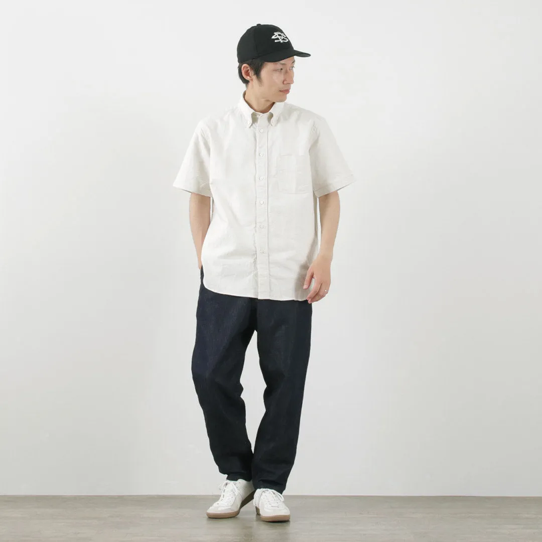 ROCOCO / American Oxford Short Sleeve Classic Button Down Shirt