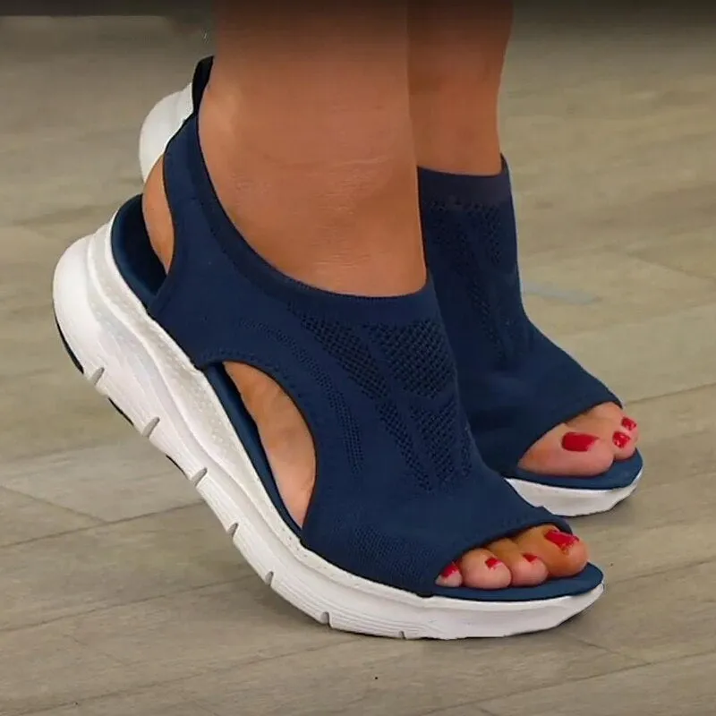 Summer Comfort Lady Plus Size Sport Roman Sandals