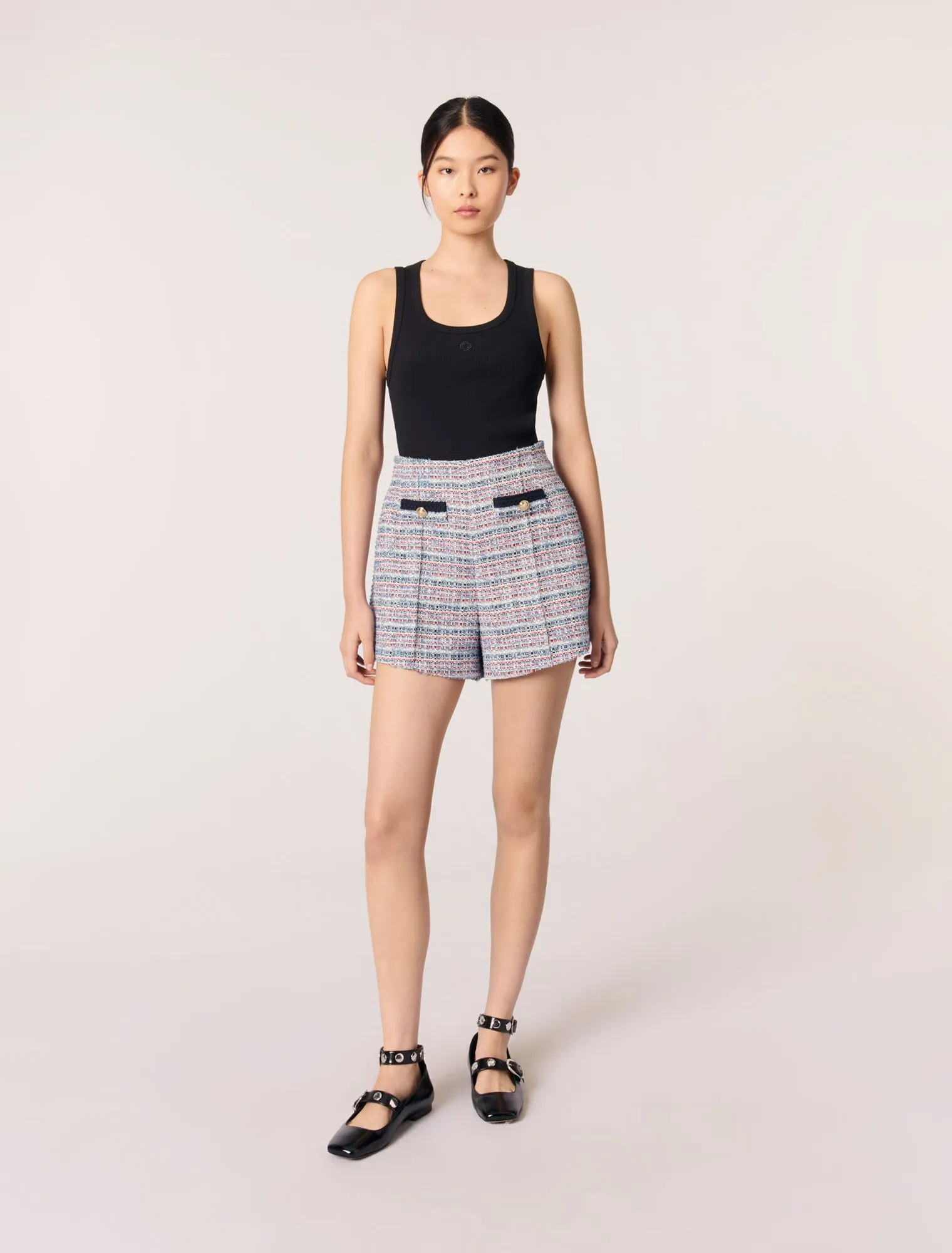 Tweed shorts