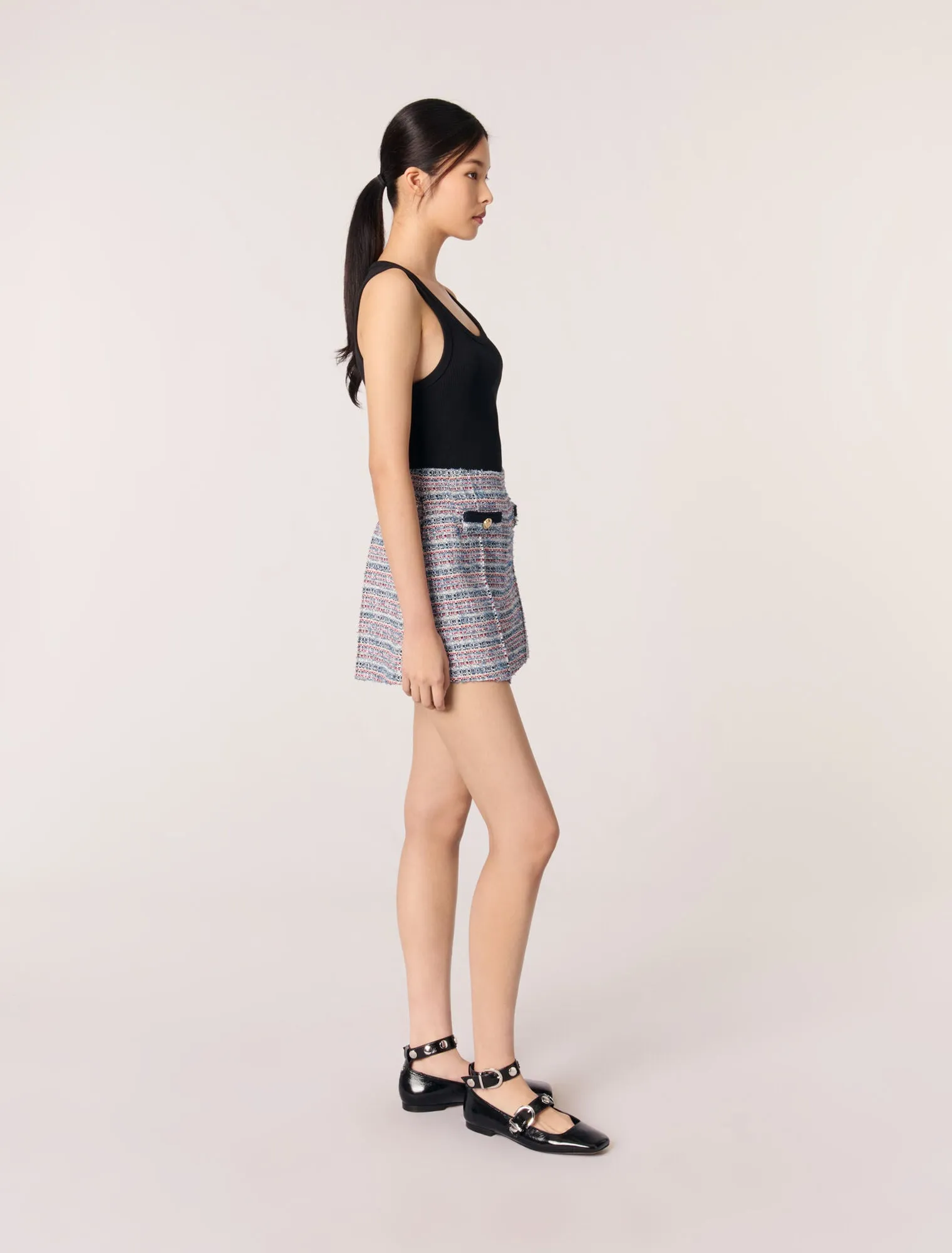 Tweed shorts