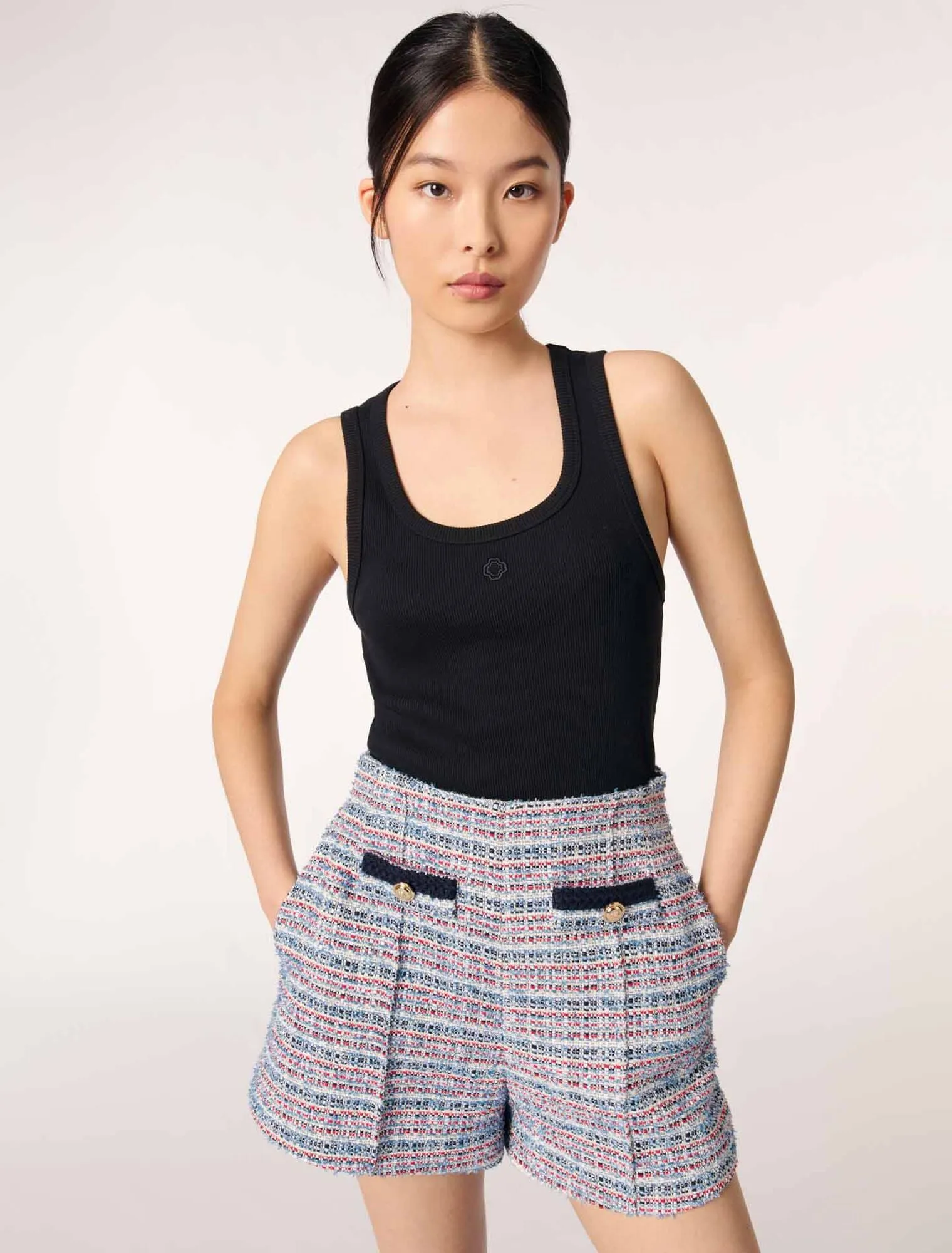 Tweed shorts