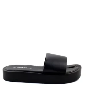 Weeboo Smooth Open Toe Slide In Platform Comfort Sandals - Comfort 3