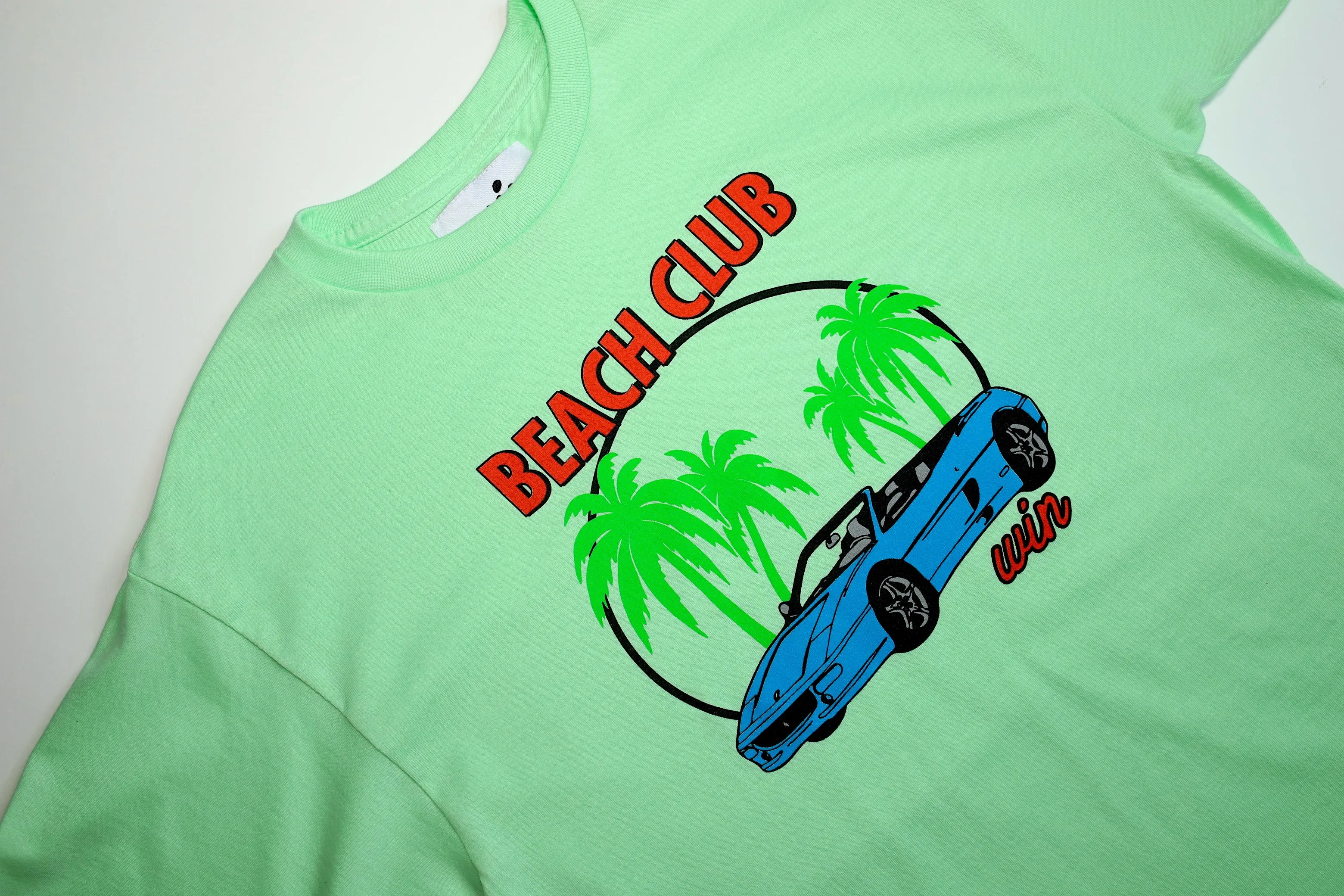 WIN "Beach Club" T-shirt - Mint